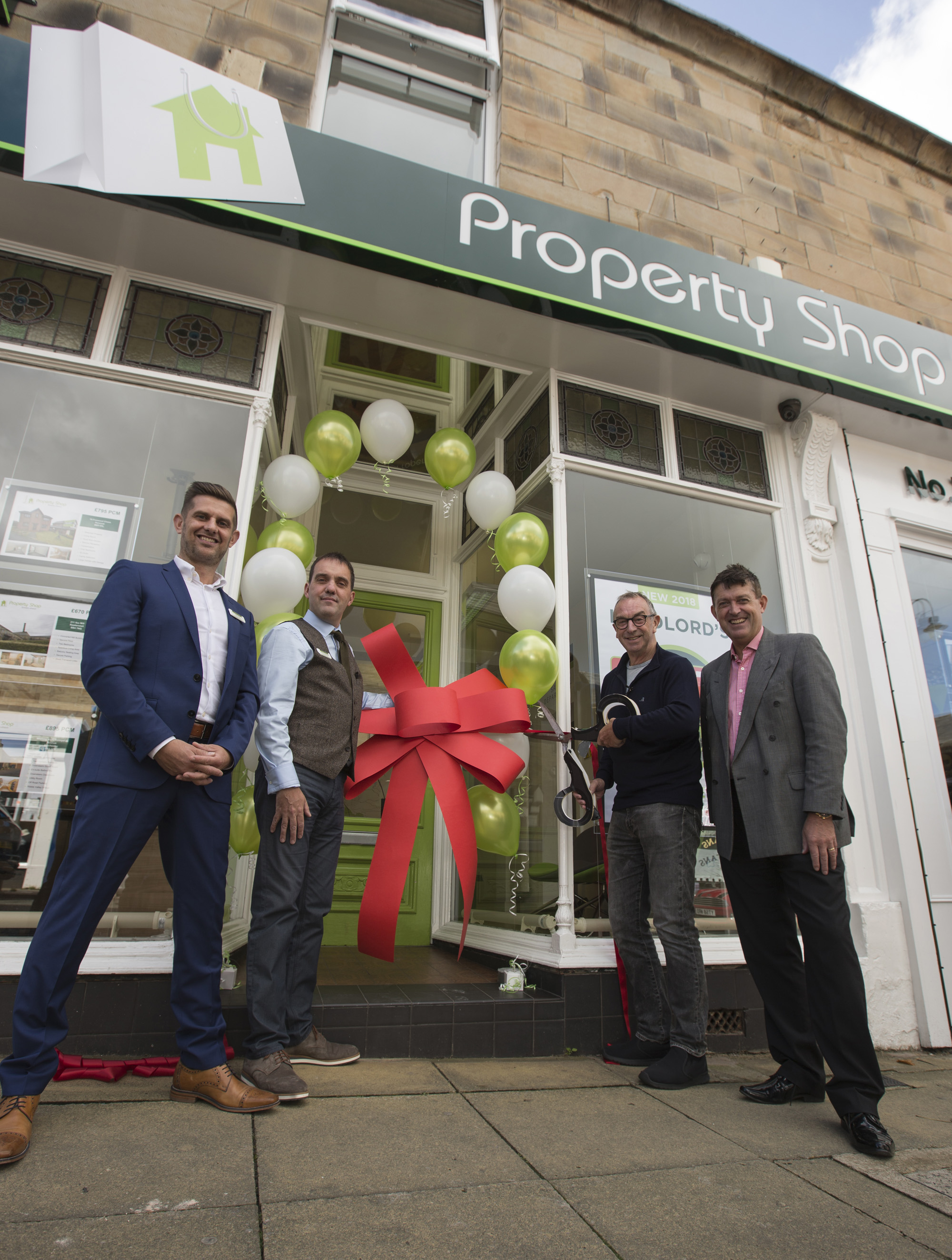 Property Shop celebrate brandnew sales department with special guest