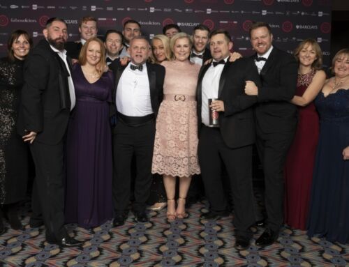 SUNDOWN SOLUTIONS FLIES THE FLAG FOR ACCRINGTON AT THE RED ROSE AWARDS