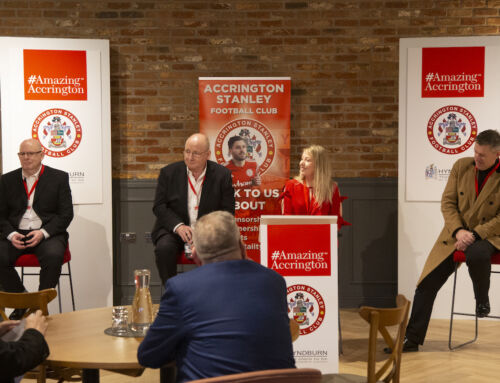 Hyndburn business leaders attend Amazing Accrington event at Accrington Stanley’s new hospitality suite