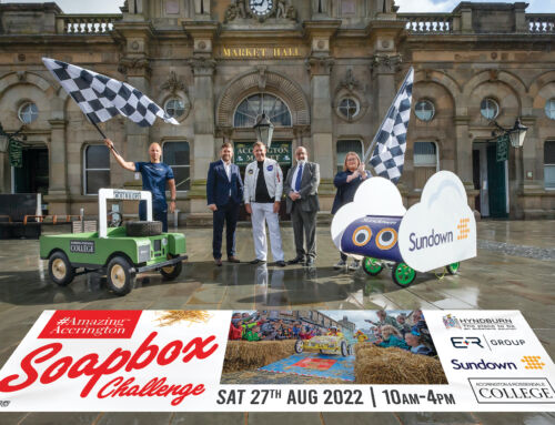 #AMAZINGACCRINGTON SOAPBOX CHALLENGE LAUNCH STEPS EXCITEMENT UP A GEAR