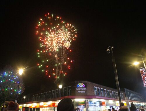 Christmas starts in #AmazingAccrington with spectacular Christmas Light Switch On