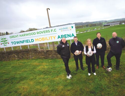 Great Harwood Rovers  celebrate long-standing association with Townfield Mobility and new sponsorship deal