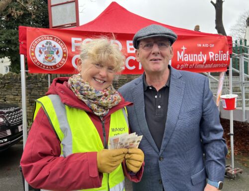 Accrington Stanley food bank collection for Maundy Relief is a huge success!