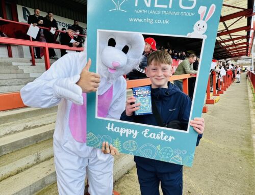Young fans egg-static after Accrington Stanley and NLTG Good Friday giveaway