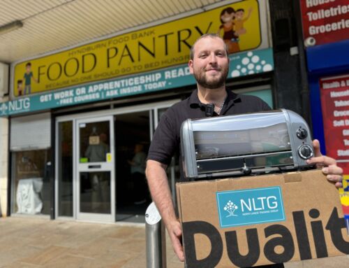 NLTG donate new commercial toaster to Hyndburn Food Pantry