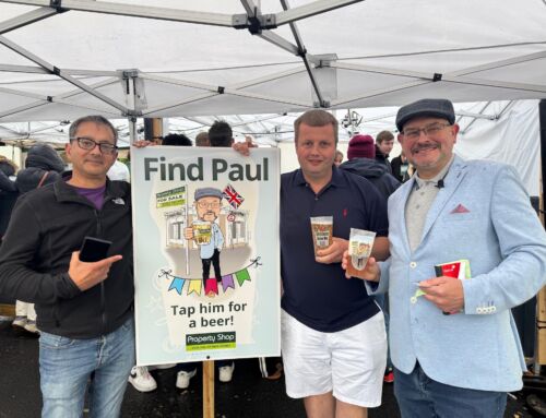 Bands, Beers & Where’s Paul – Property Shop Delivers 4, 000 Pint Pots & a Mystery