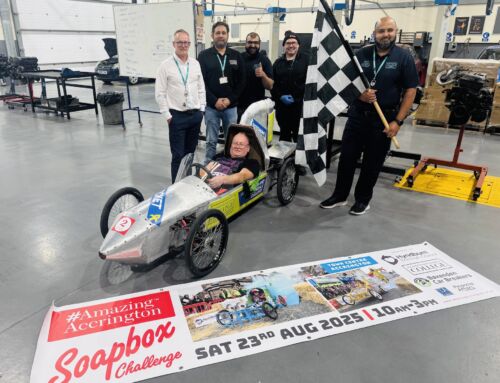 Accrington & Rossendale College marks four years of Soapbox sponsorship