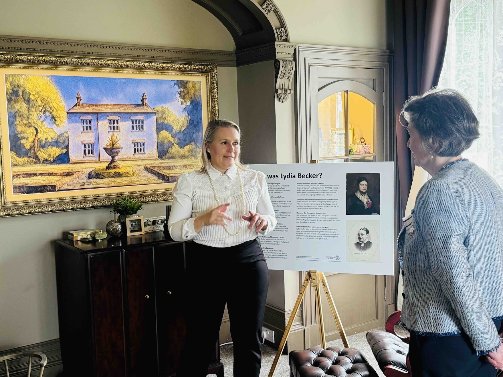 Kelly Groves was pleased to welcome the Lord Lieutenant of Lancashire to Moorside House