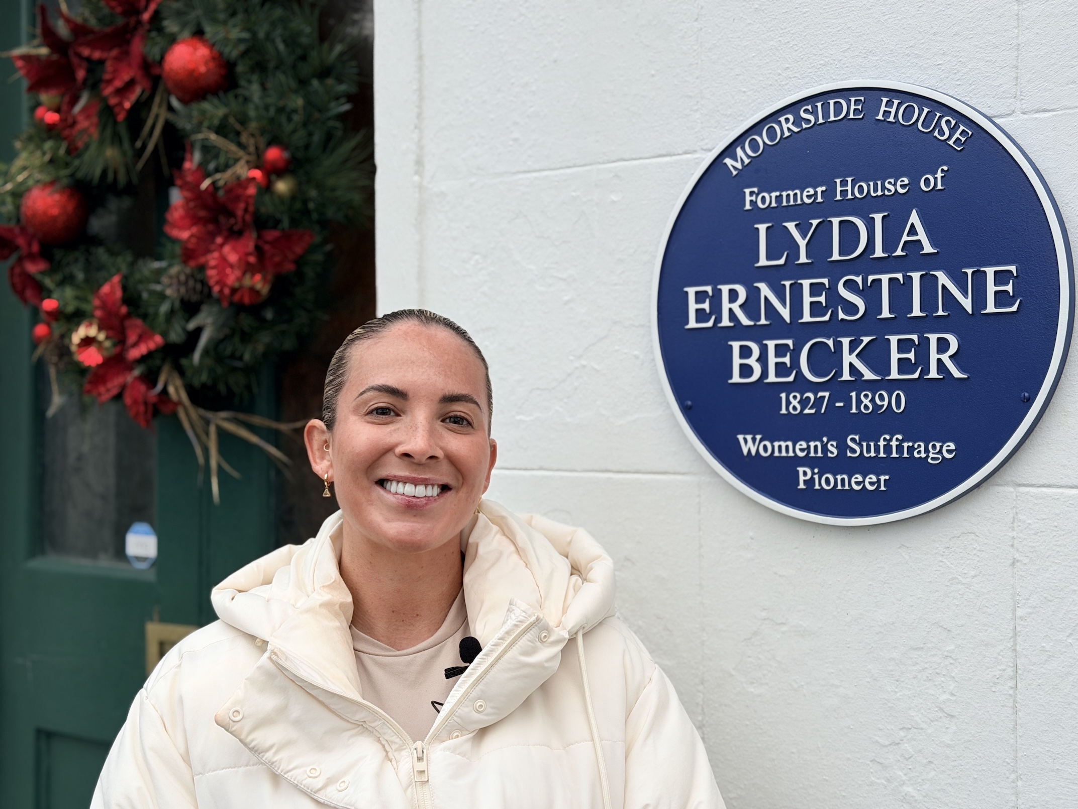 Camilla Ainsworth presented the short film