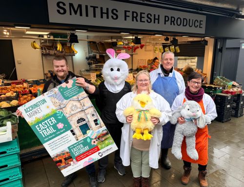Accrington Market hops into Easter with FREE #ShopLocal Trail, Fairground Rides and Easter Bonnet Making Workshops