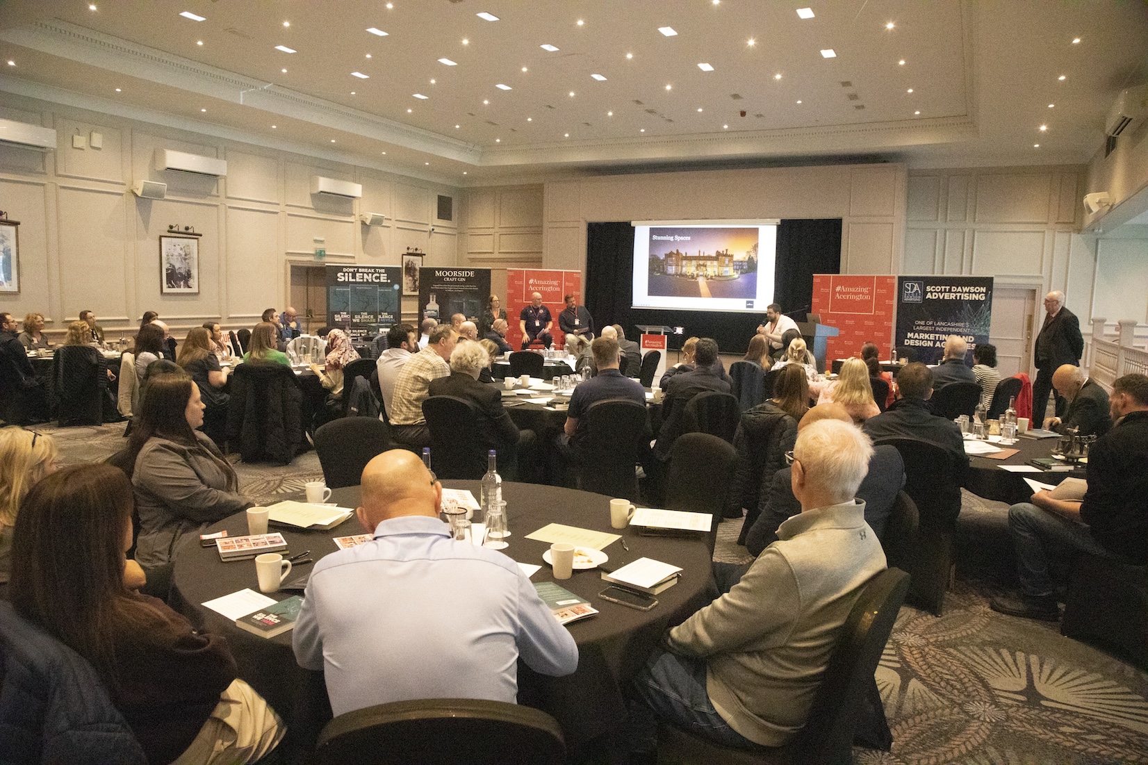 The #AmazingAccrington business leaders event took place at the Dunkenhalgh