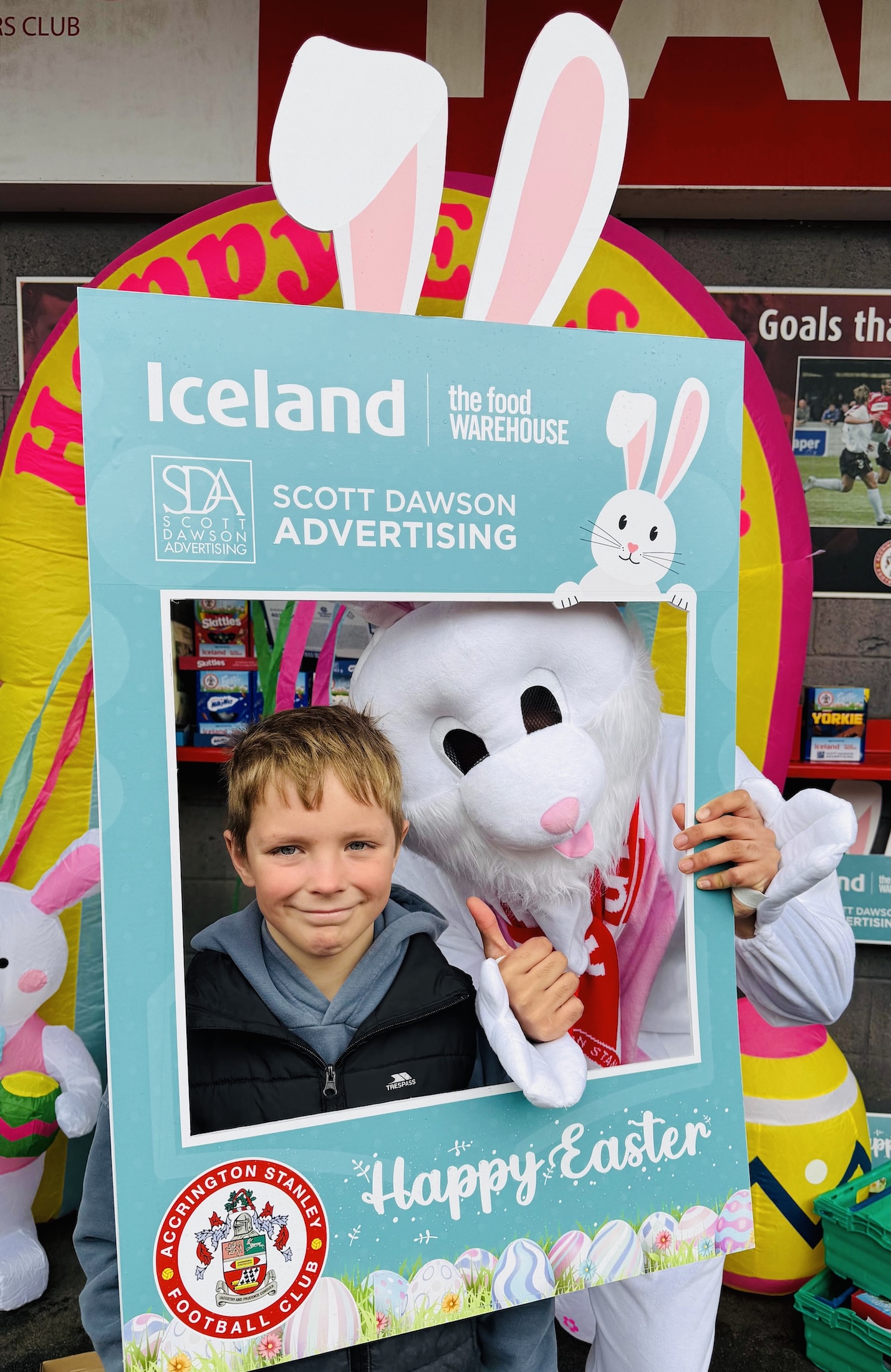 There was plenty of time for photos with the Easter bunny