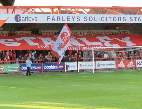 Accrington Stanely fans rally to restore the heart of Clayton End afer flags stolen in van theft