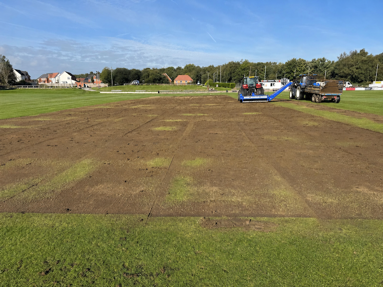 Extensive renovations have been taking place at the club including the cricket square