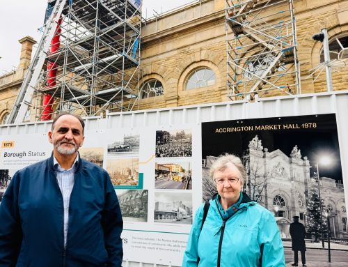 New heritage display celebrate the past, present and future of Accrington Market