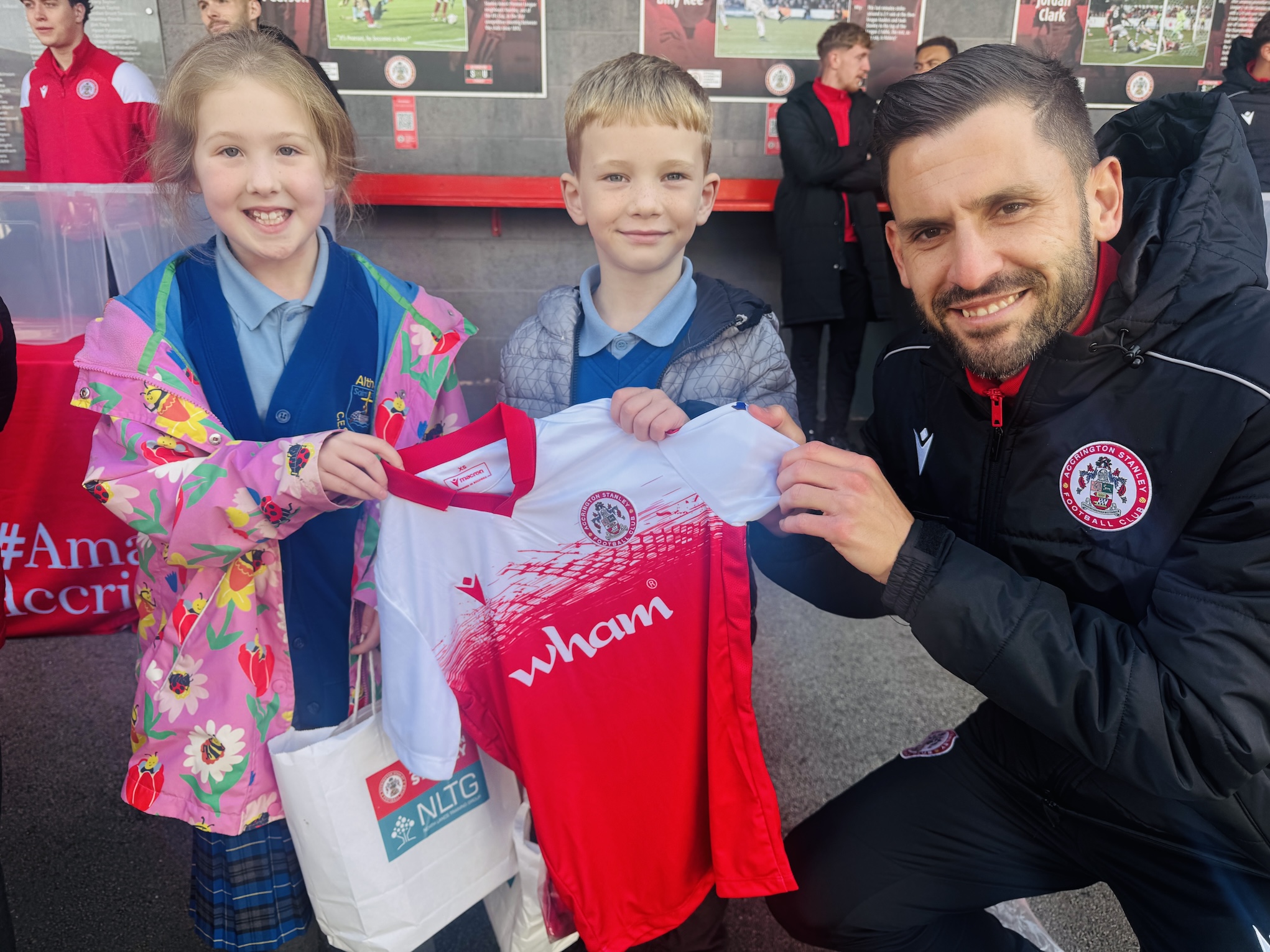 Over 10 000 replica shirts have been handed out so far
